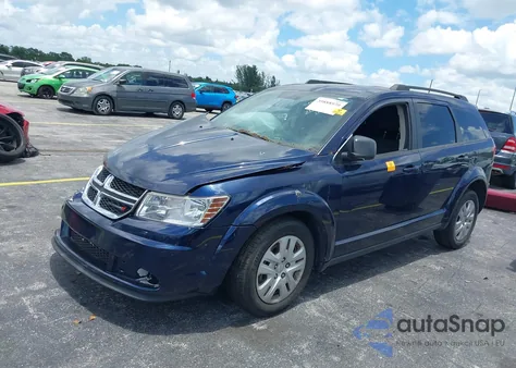 2020 Dodge Journey Se Value из США, поврежденный, VIN 3C4PDCAB3LT232183